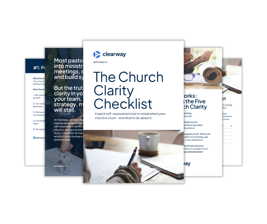 Clearway - Church Clarity Checklist